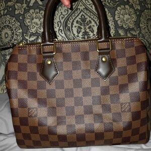 Louis Vuitton Damier Ebene Speedy 25 Bag